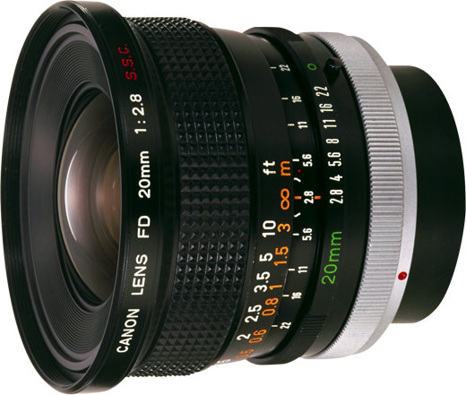 Canon FD 20mm f/2.8 S.S.C.